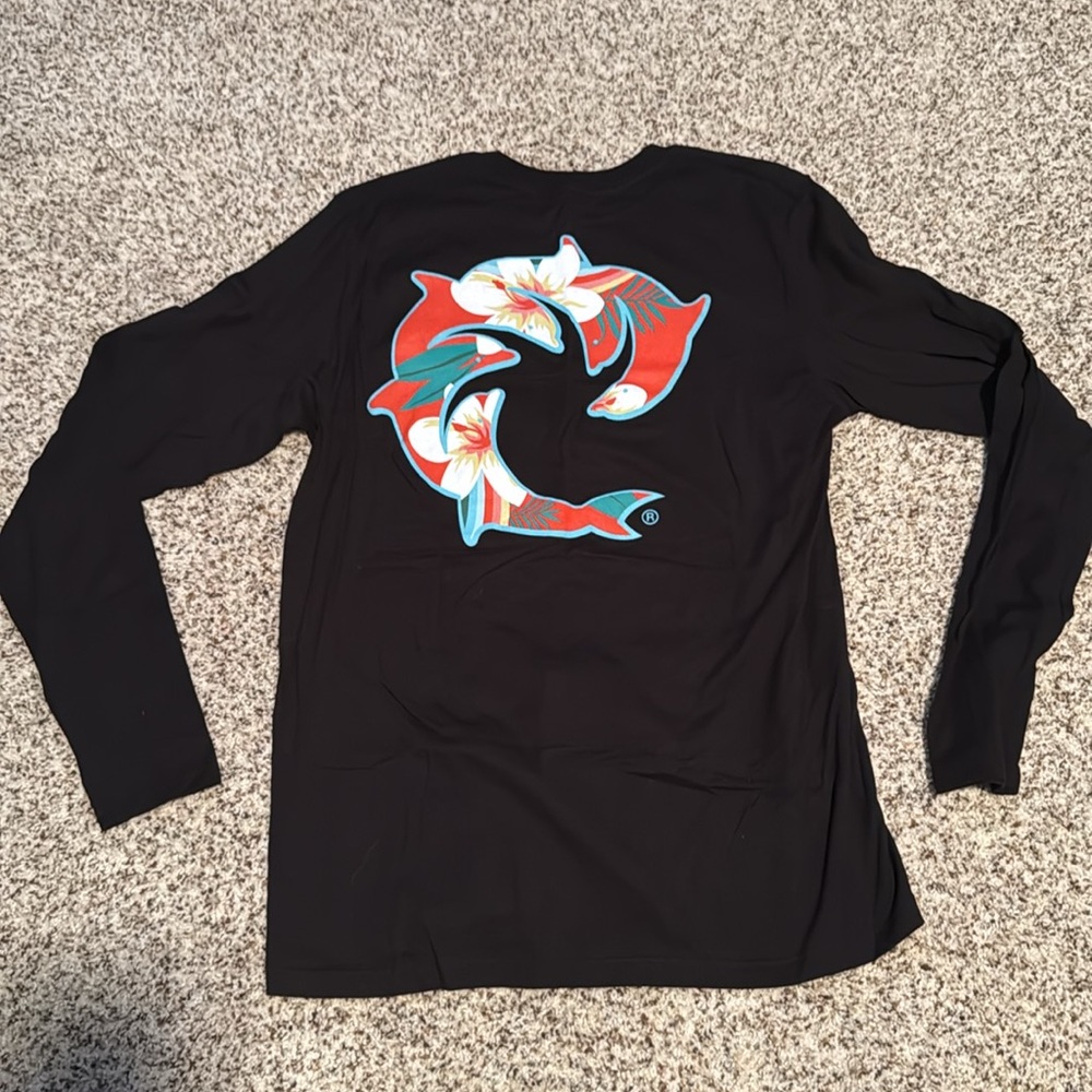 WRV Wave Rider Black Long Sleeve sz M - Picture 6 of 7